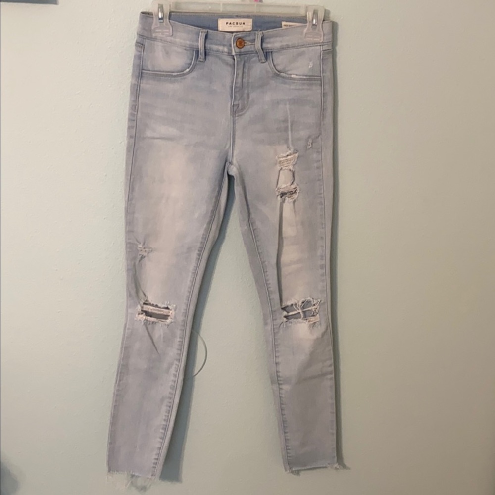 PacSun Light Wash Skinny Jean Jegging